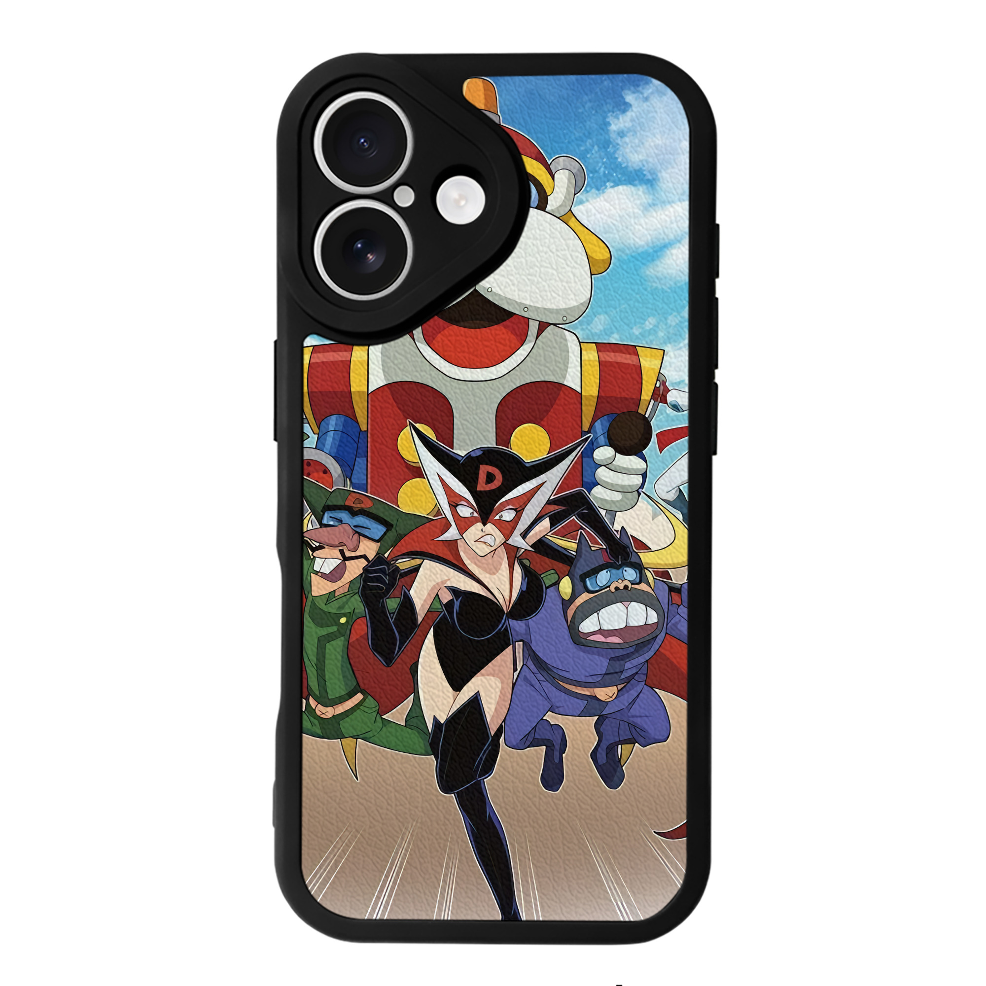 （画像用） アンパンマン Anpanman 【iPhone 16シリーズ対応】シリコンスマホケース（レザー調） 材質：シリコン
